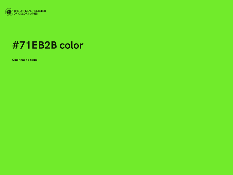 #71EB2B color image