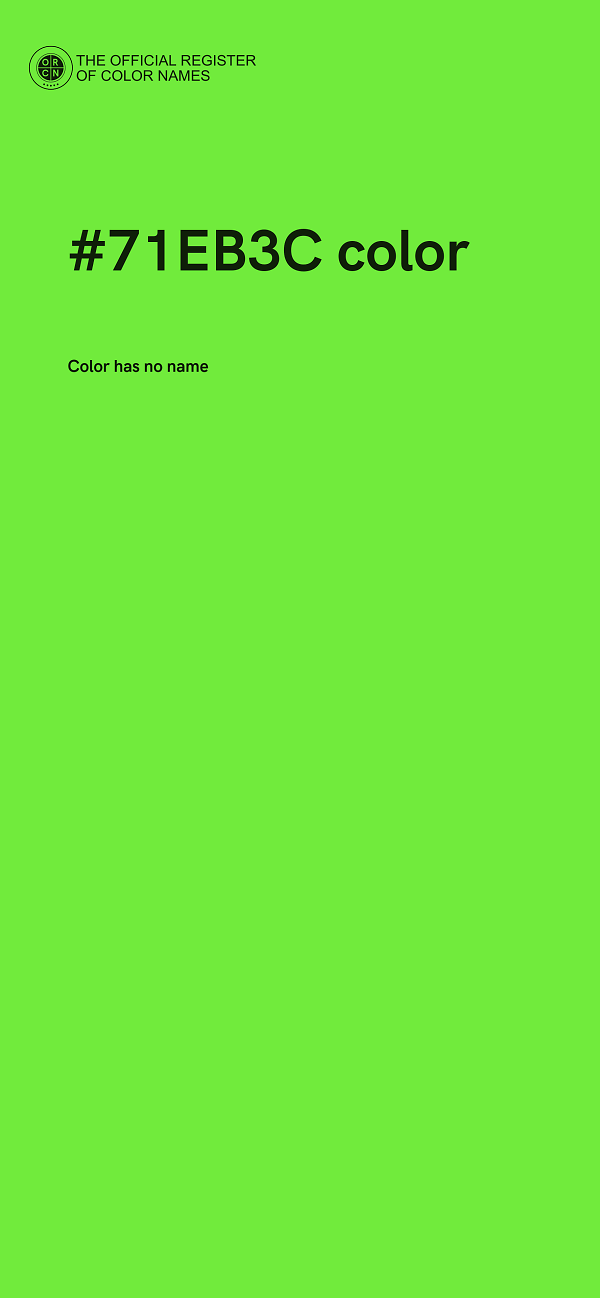 #71EB3C color image