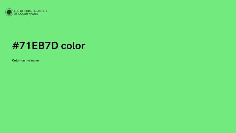 #71EB7D color image