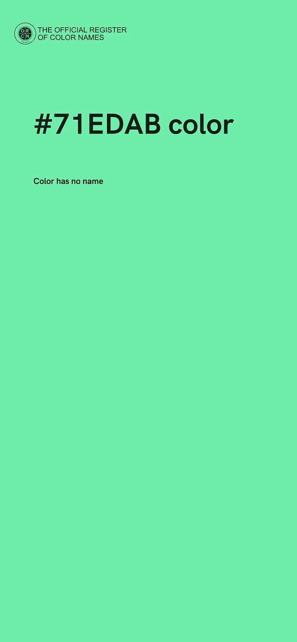 #71EDAB color image