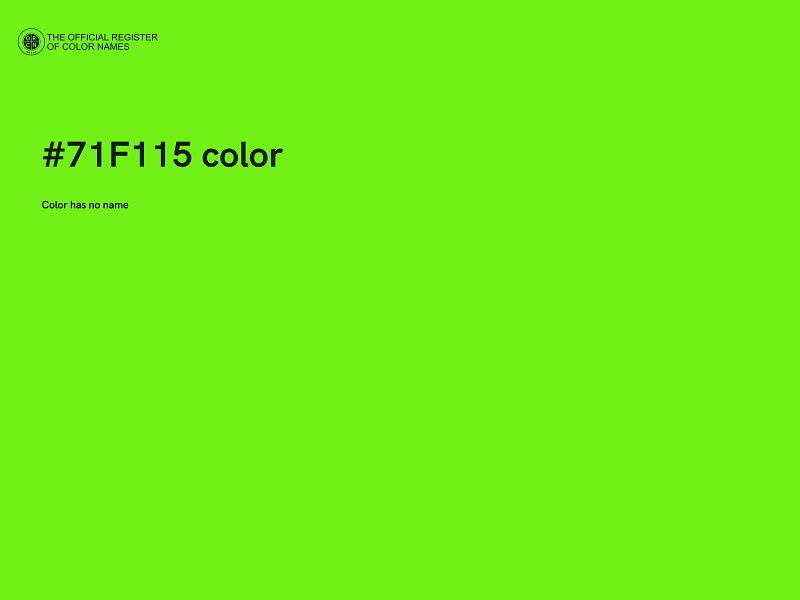 #71F115 color image