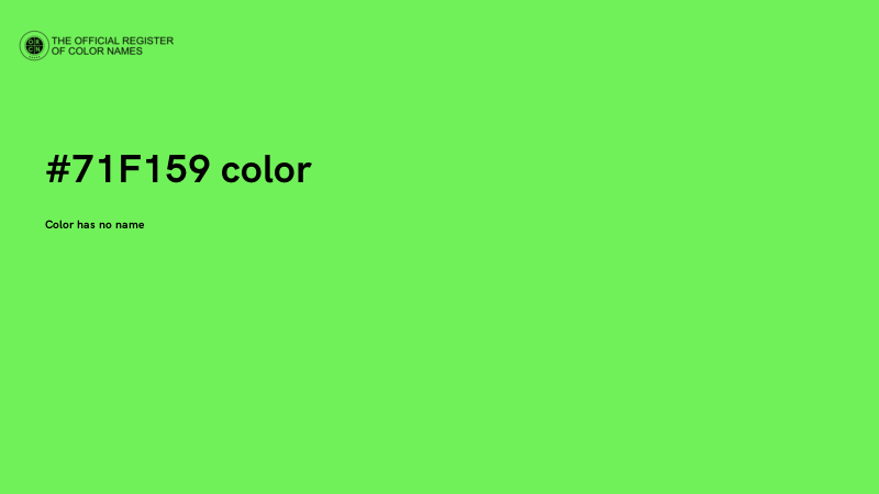#71F159 color image