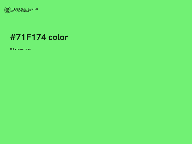 #71F174 color image