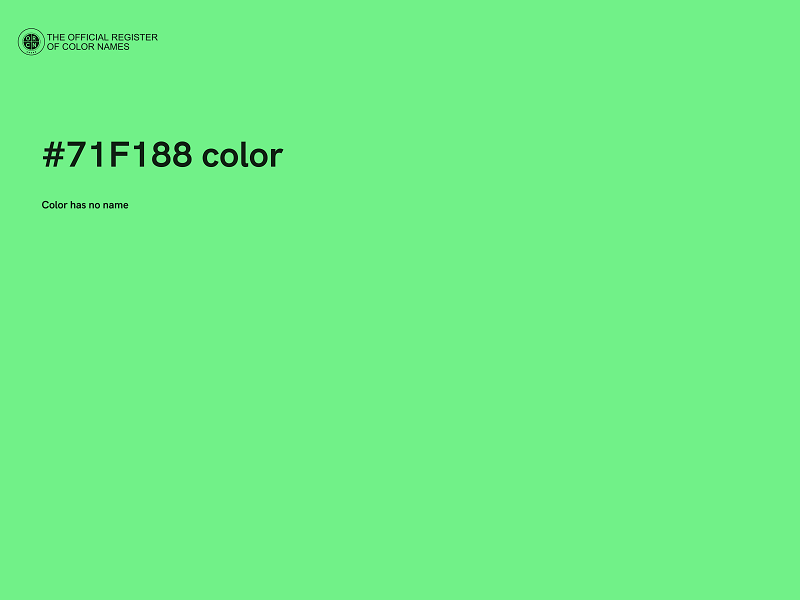 #71F188 color image