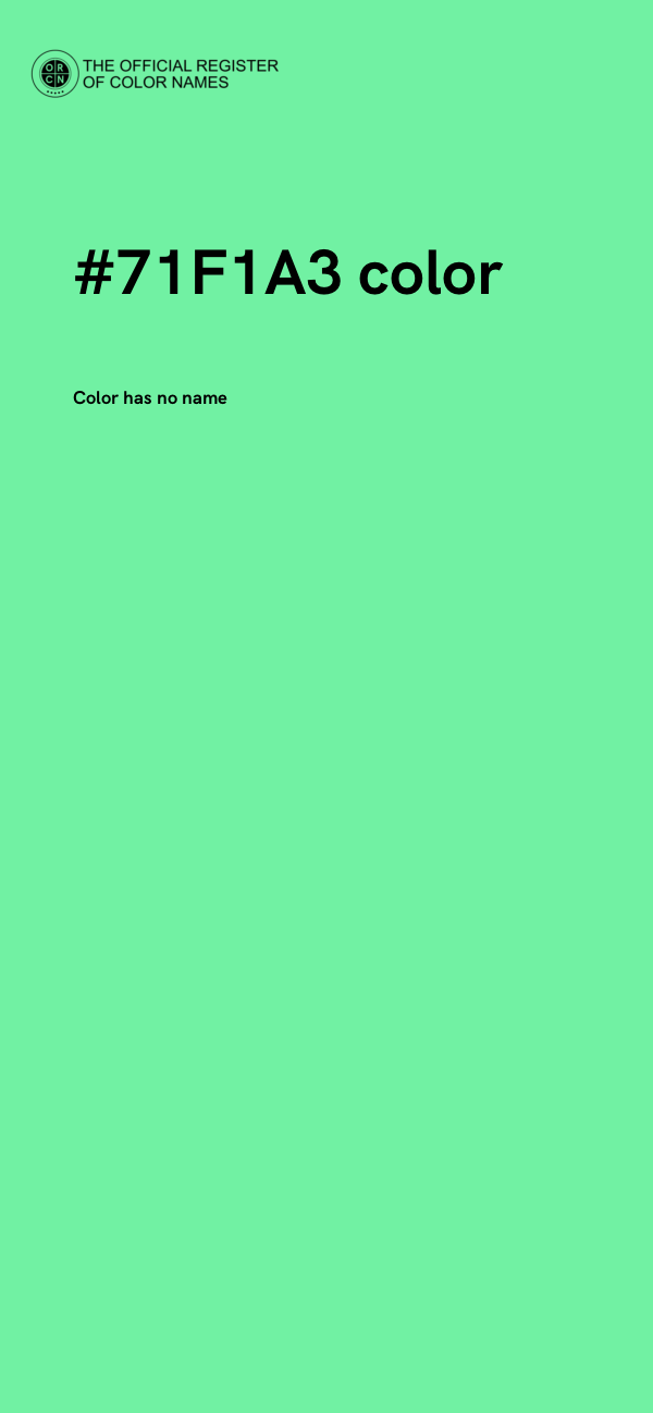 #71F1A3 color image