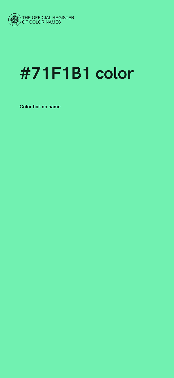 #71F1B1 color image