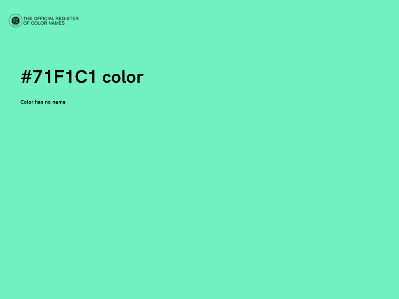 #71F1C1 color image