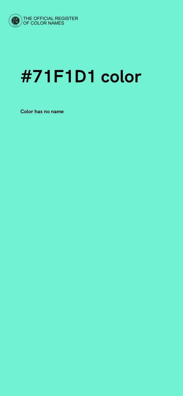 #71F1D1 color image
