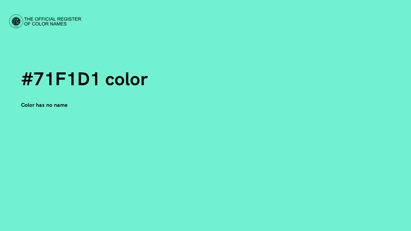 #71F1D1 color image