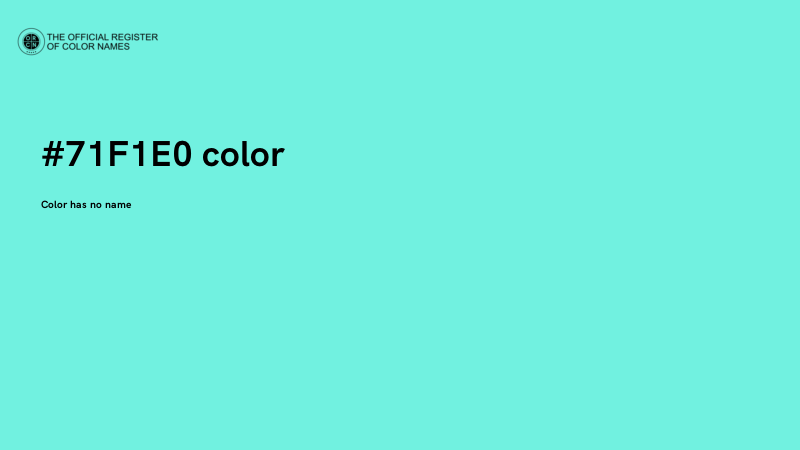 #71F1E0 color image