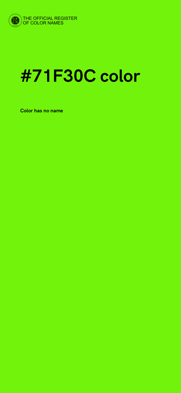 #71F30C color image