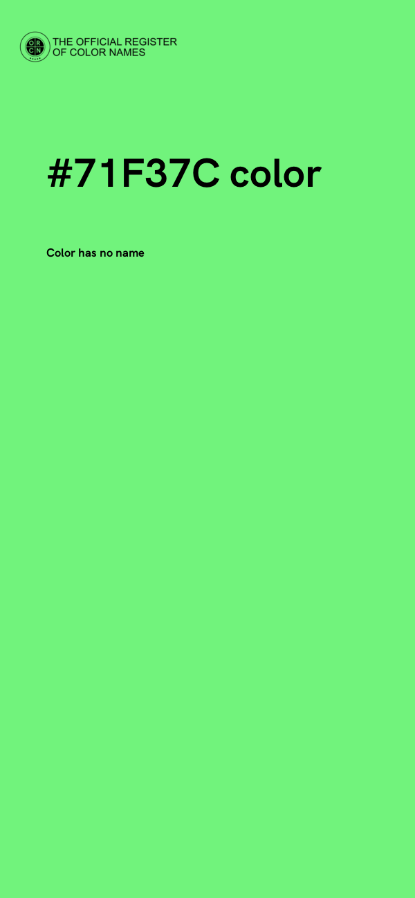 #71F37C color image