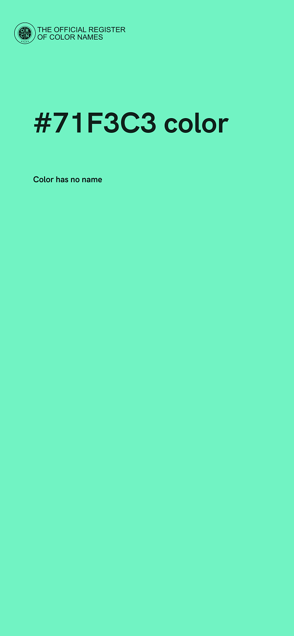 #71F3C3 color image