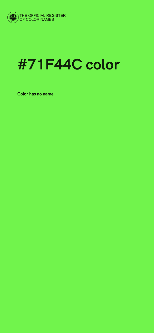 #71F44C color image