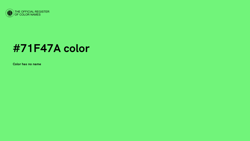 #71F47A color image