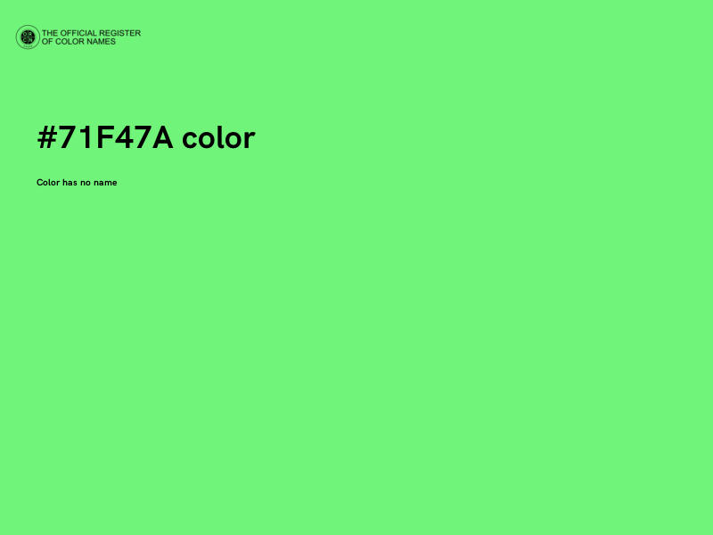 #71F47A color image