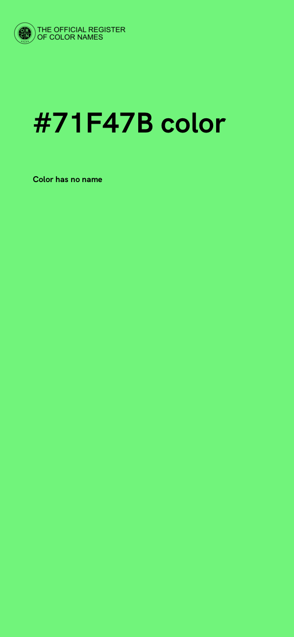 #71F47B color image