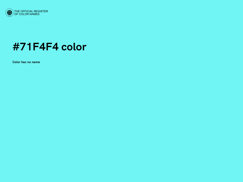 #71F4F4 color image