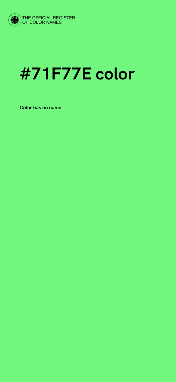 #71F77E color image