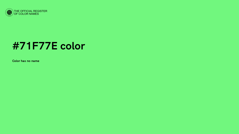 #71F77E color image