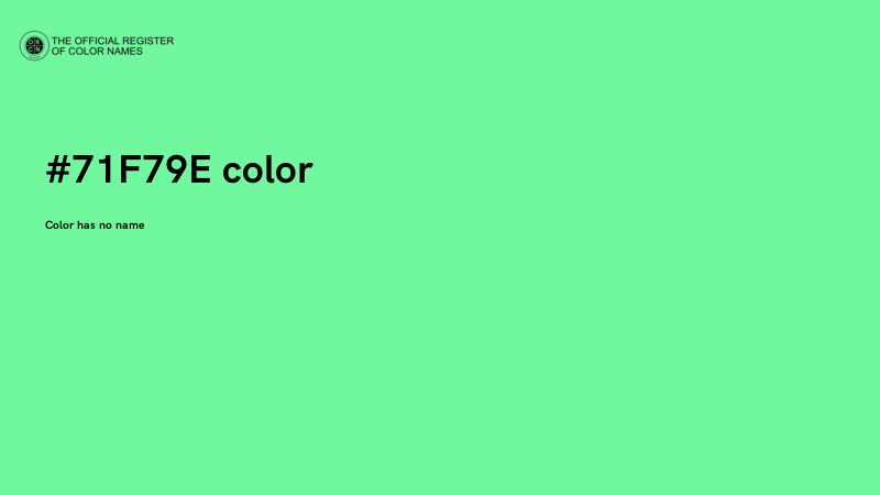 #71F79E color image