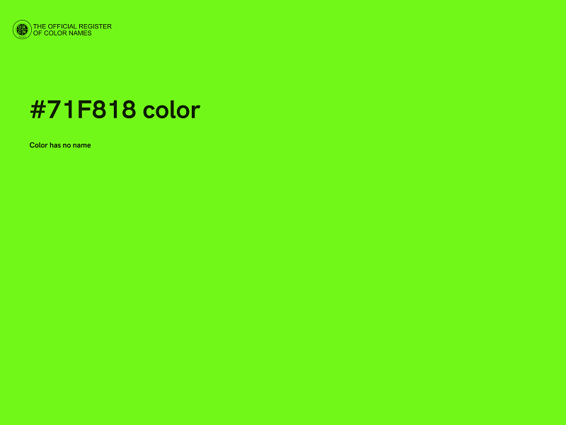 #71F818 color image