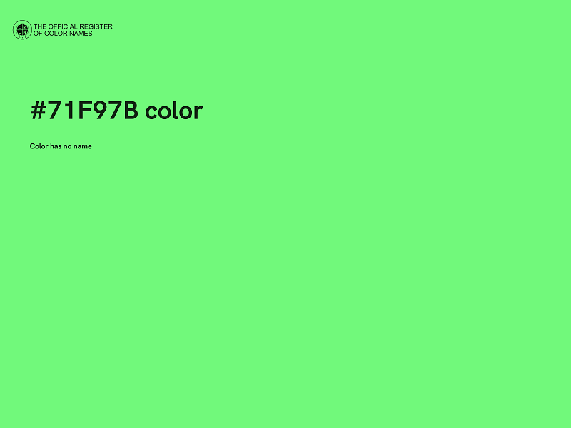 #71F97B color image