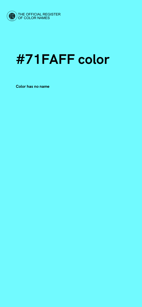 #71FAFF color image