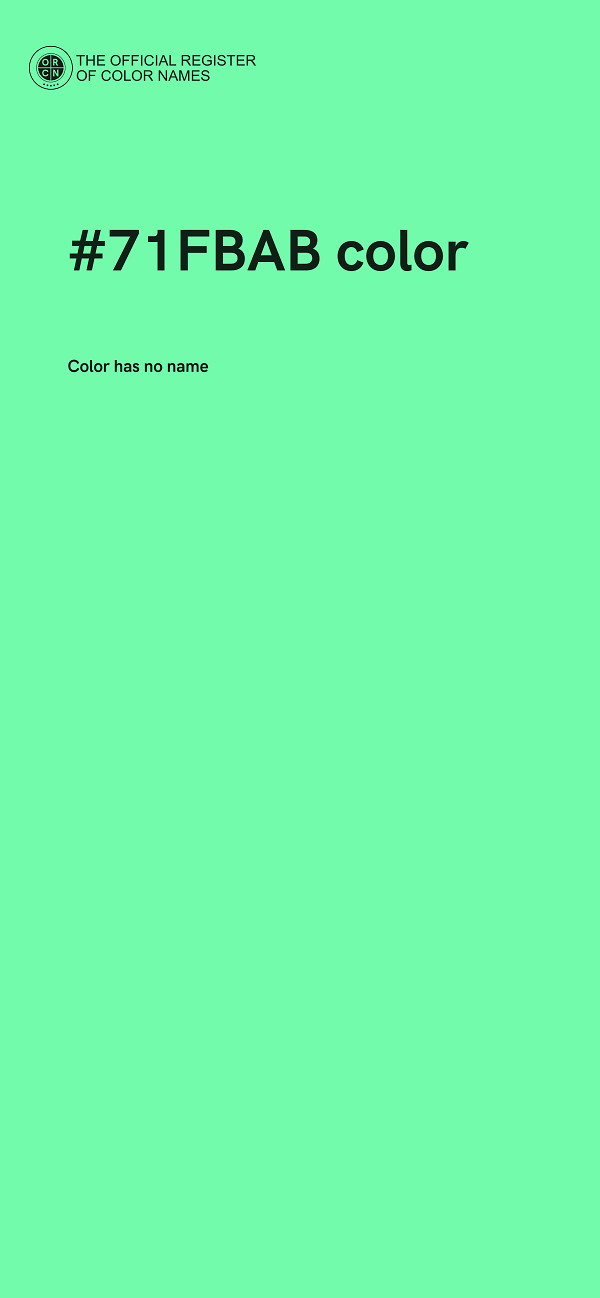 #71FBAB color image