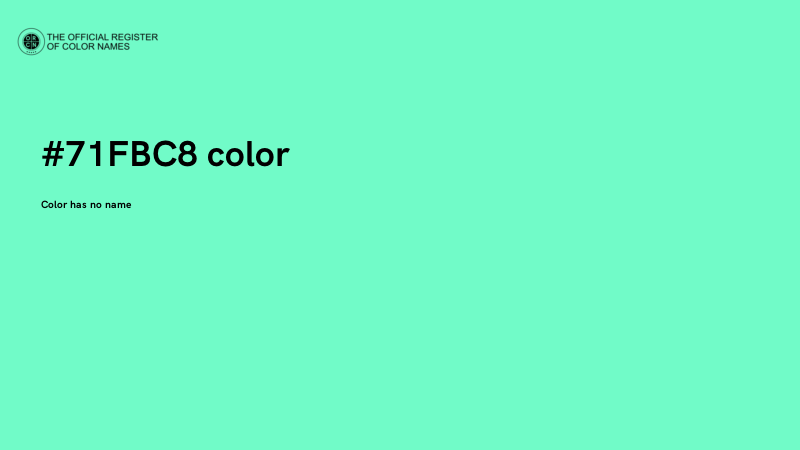 #71FBC8 color image