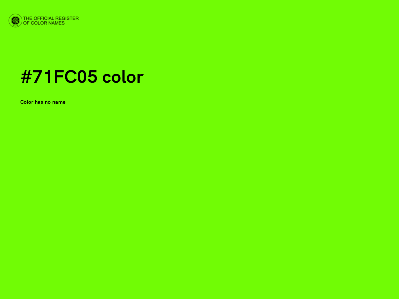 #71FC05 color image