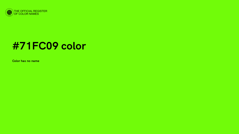 #71FC09 color image