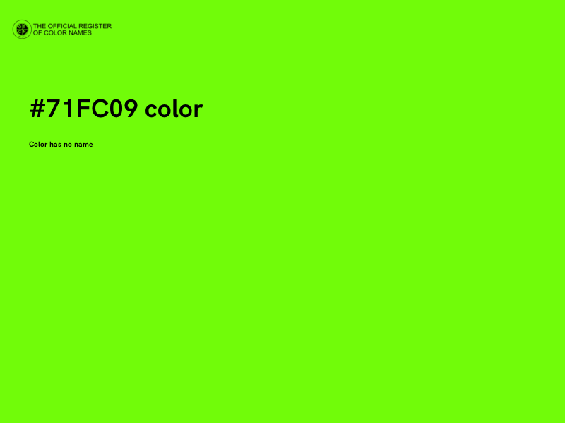 #71FC09 color image