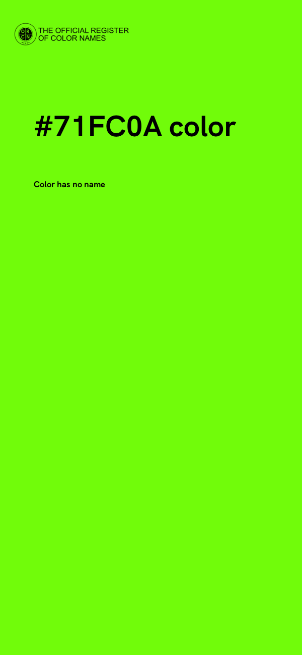 #71FC0A color image