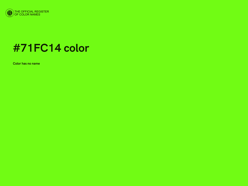 #71FC14 color image