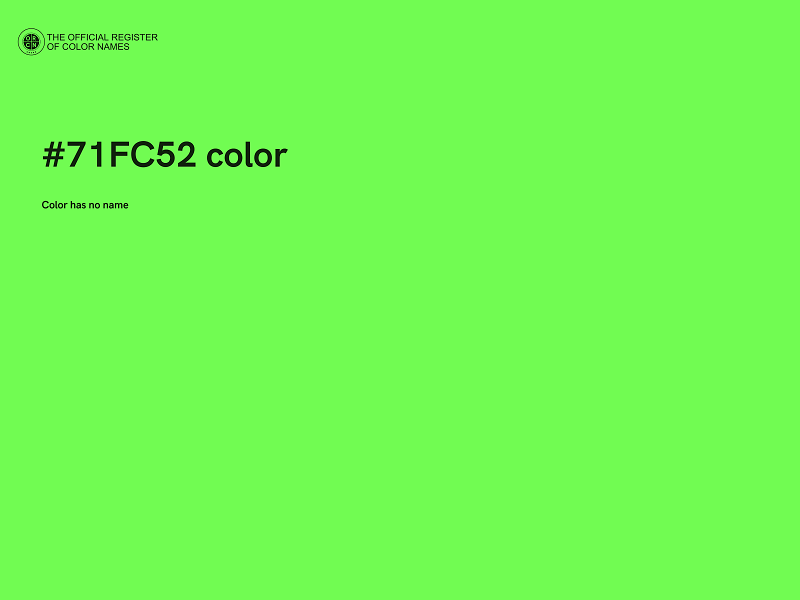 #71FC52 color image