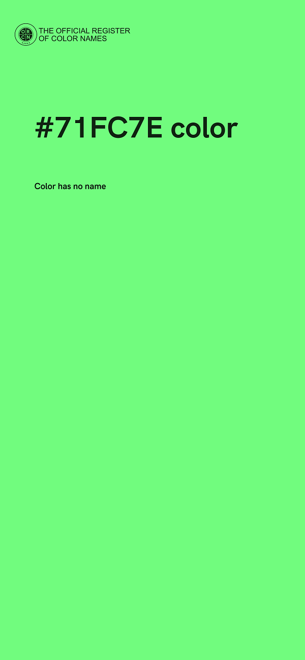 #71FC7E color image
