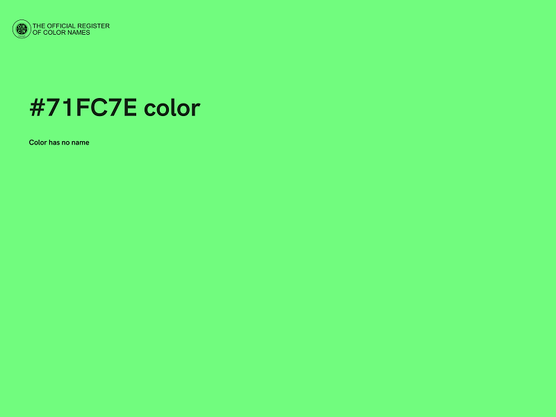 #71FC7E color image