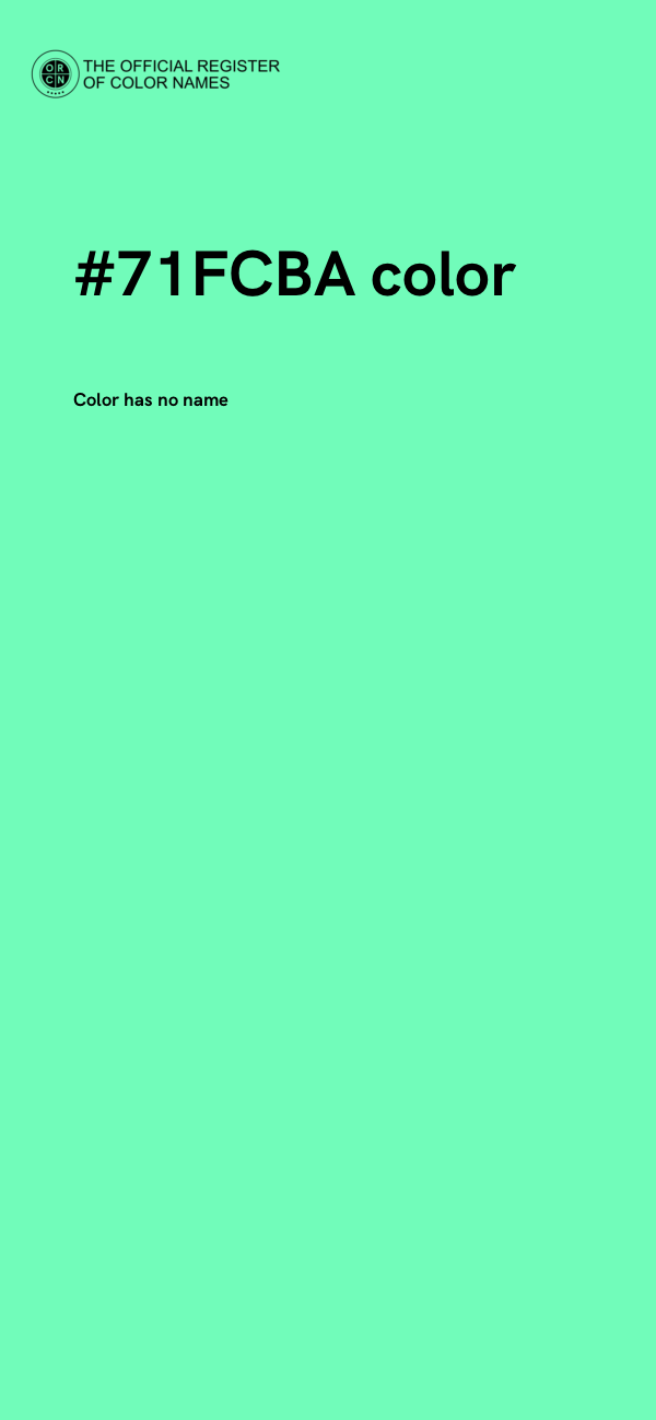 #71FCBA color image