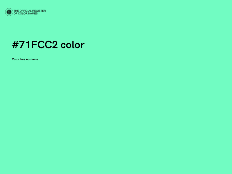 #71FCC2 color image
