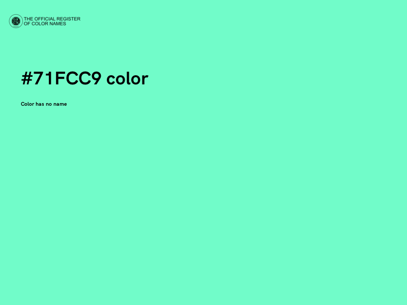 #71FCC9 color image