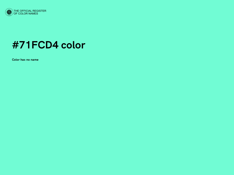 #71FCD4 color image
