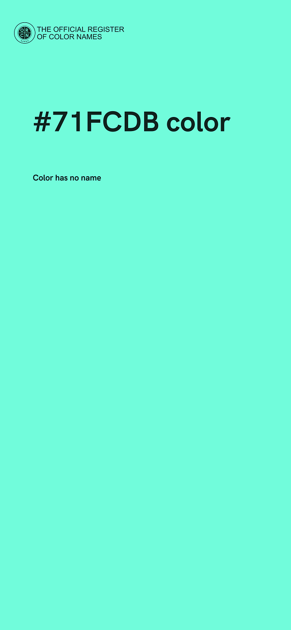#71FCDB color image