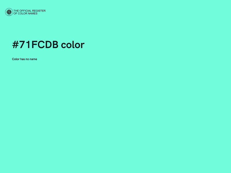 #71FCDB color image