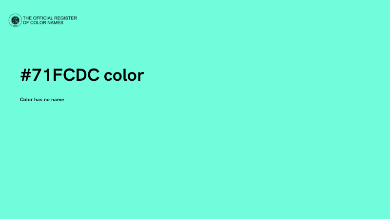 #71FCDC color image