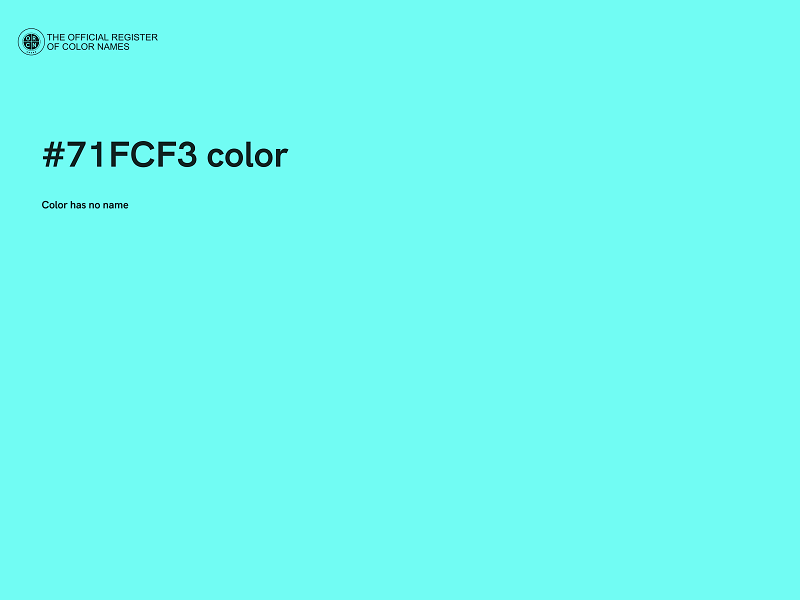 #71FCF3 color image