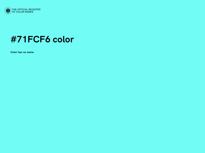 #71FCF6 color image
