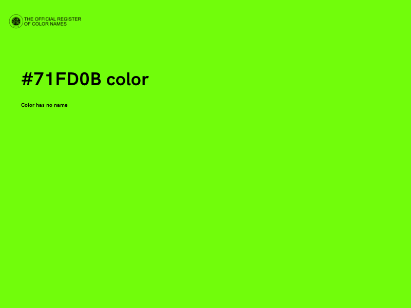 #71FD0B color image