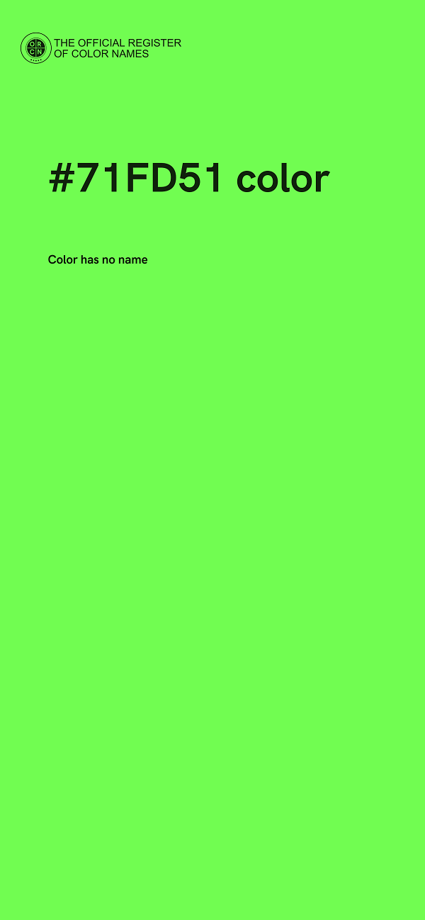 #71FD51 color image
