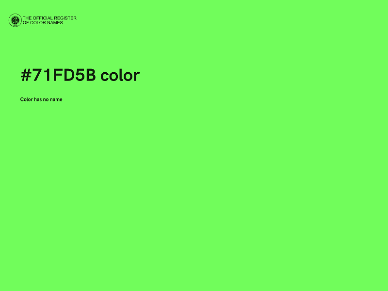#71FD5B color image